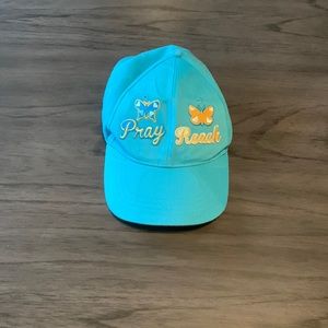 Baseball caps one size fits all.Color Blue